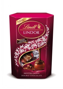 LINDT LINDOR CORNET DOUBLE CHOCOLATE 200g